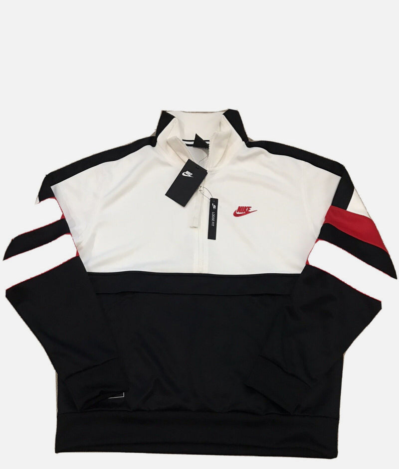 Nike Air Jacket Sail Black Meio-zip Active Wear