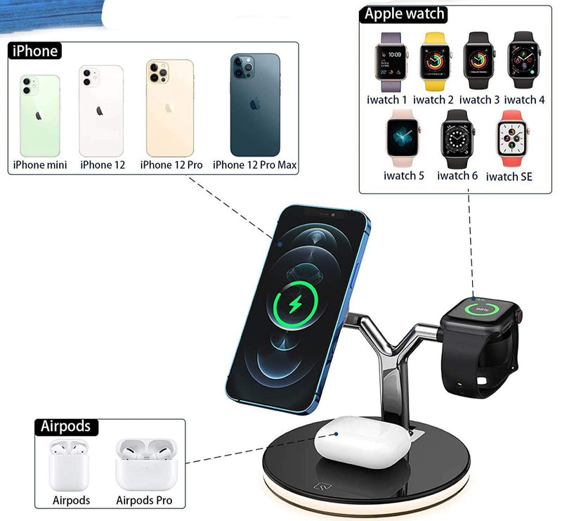 3 in 1 Carregador Fast Wireless©️