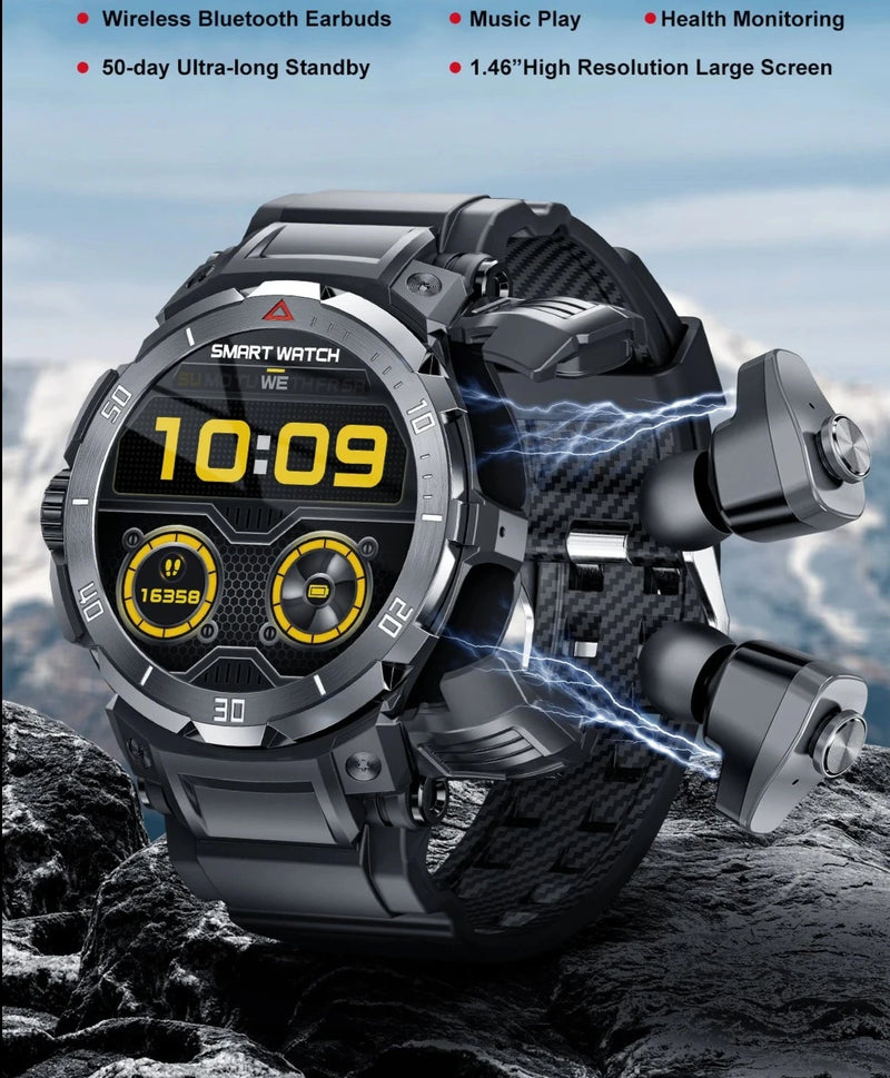 Tactical TWS Smart Watch 2-1