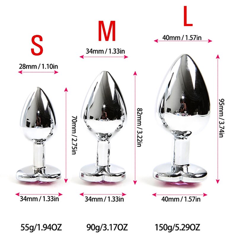 Anal Plug Heart Crystal©️